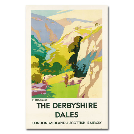 Frank Sherwin 'The Derbyshire Dales' Canvas Art,30x47